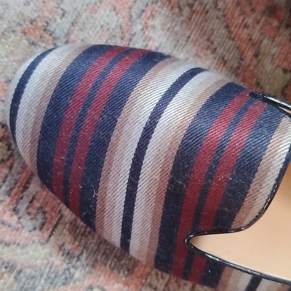 J. Crew Navy and White Striped Flats - Size 9 - Picture 2 of 5